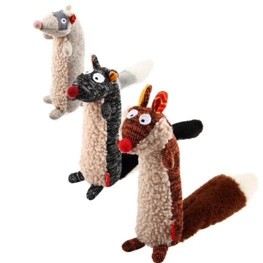 Caninie ของเล่นสุนัขรุ่น Plush Friendz ดีไซน์รูปแรคคูน ผลิตจากวัสดุผ้านุ่ม