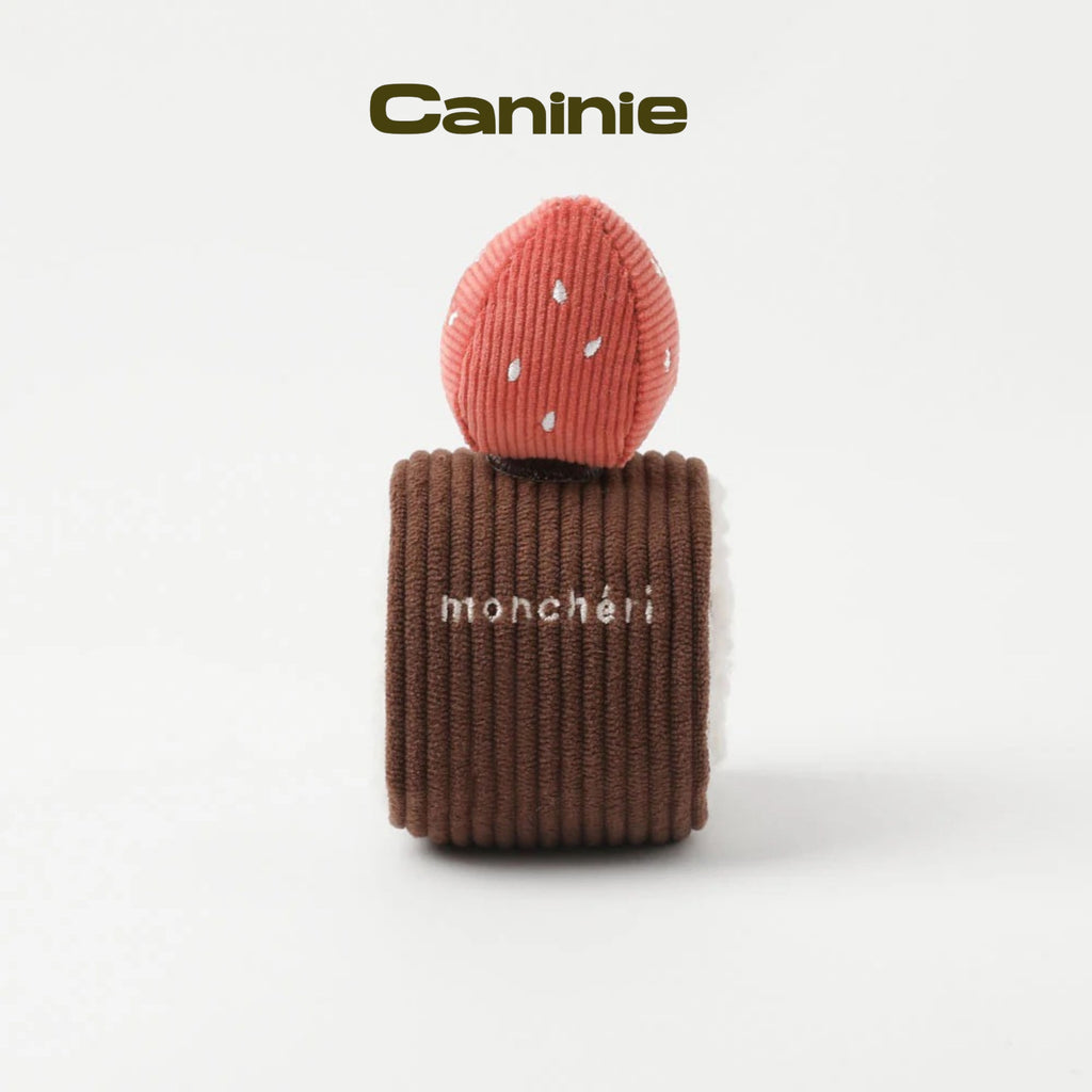 Caninie-Monchéri ของเล่นสุนัข Nose Work เค้กโรลของเล่นฝึกดมกลิ่นสุนัข ของเล่นเสริมพัฒนาการสัตว์เลี้ยง