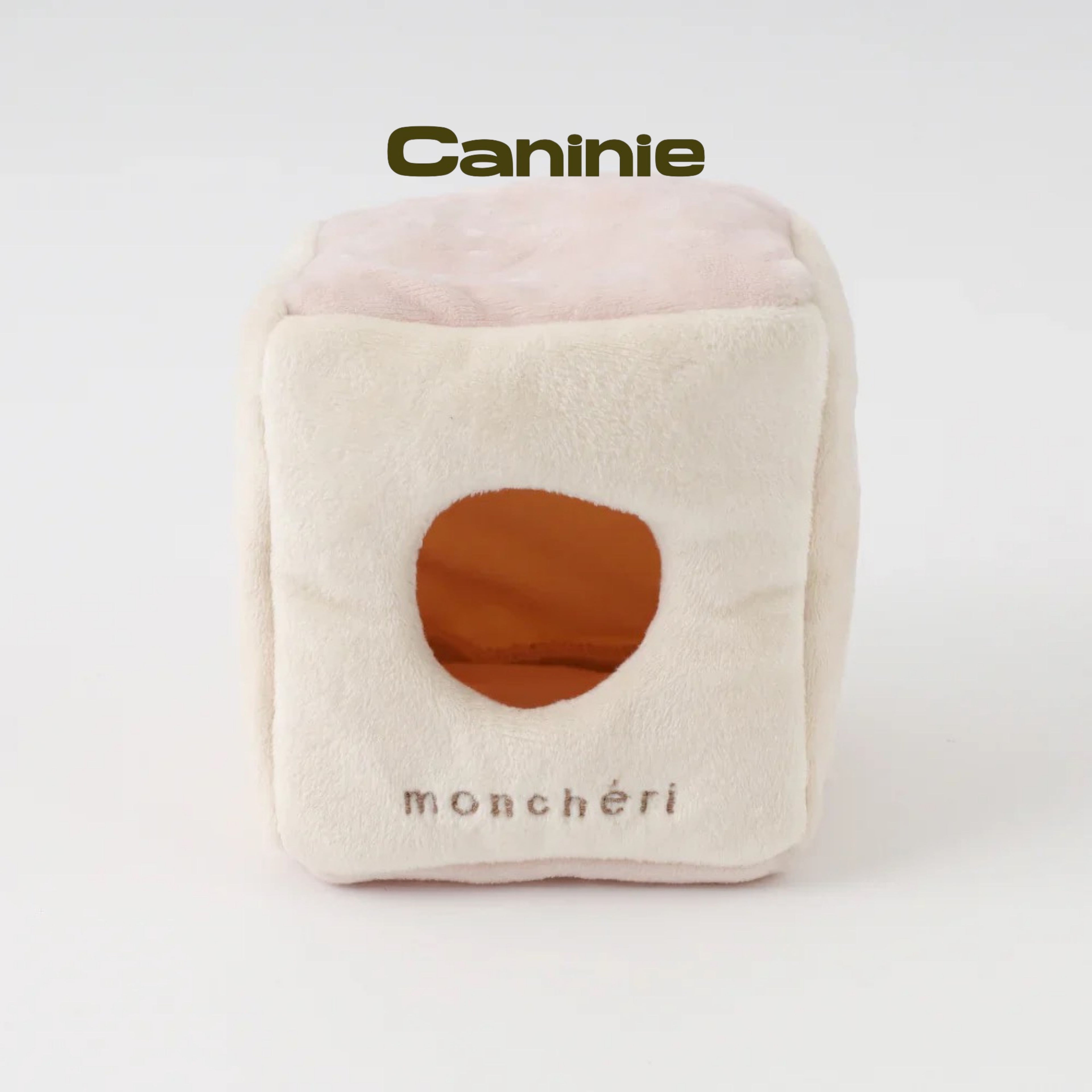 Caninie-Monchéri Kuma-san Bore Ball ของเล่นสุนัขลูกบอลหมี ของเล่นสุนัขผ้านุ่ม
