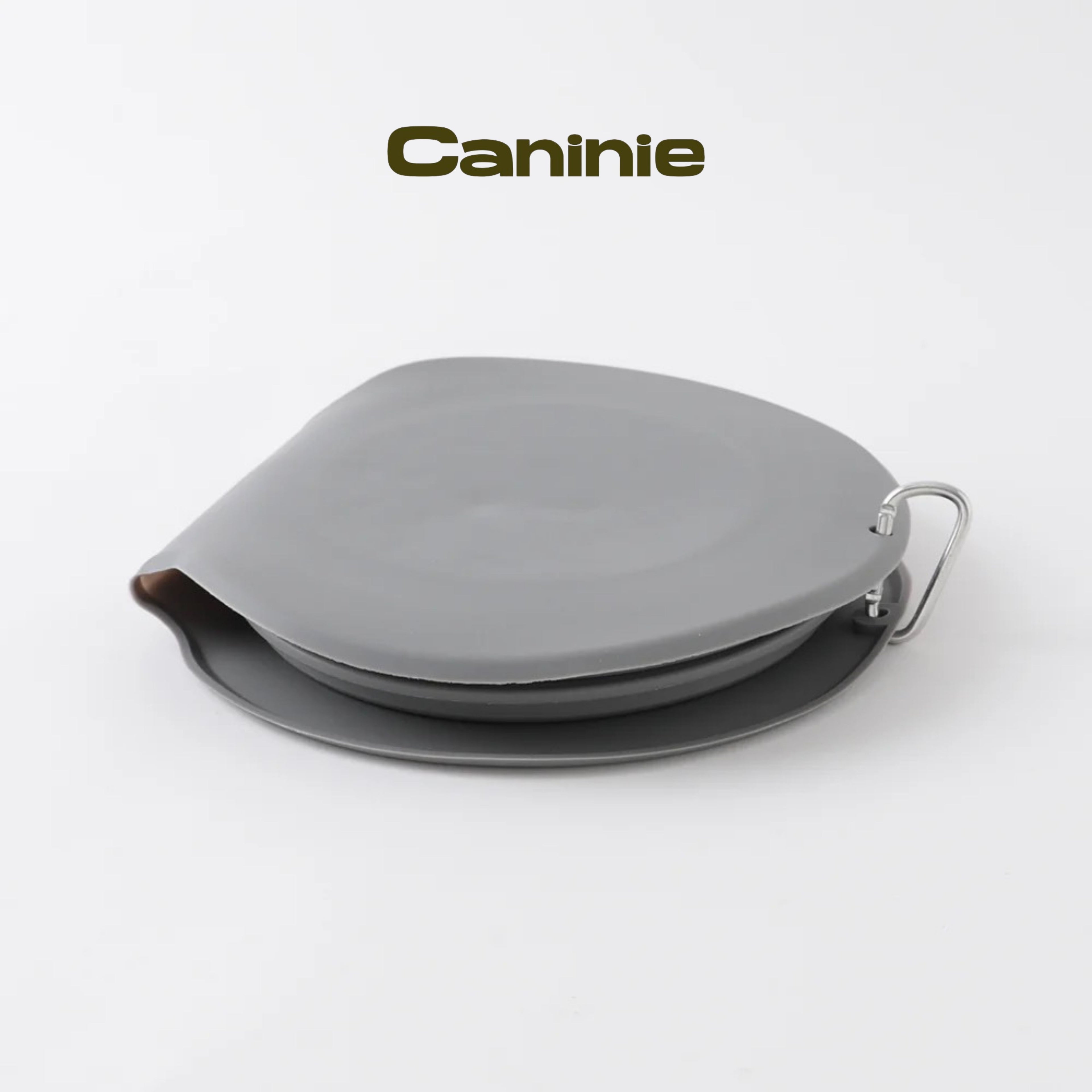 Canine-Monchéri  Silicon Compact Double Food Bowlชามอาหารสัตว์เลี้ยงซิลิโคนแบบคู่ พับได้