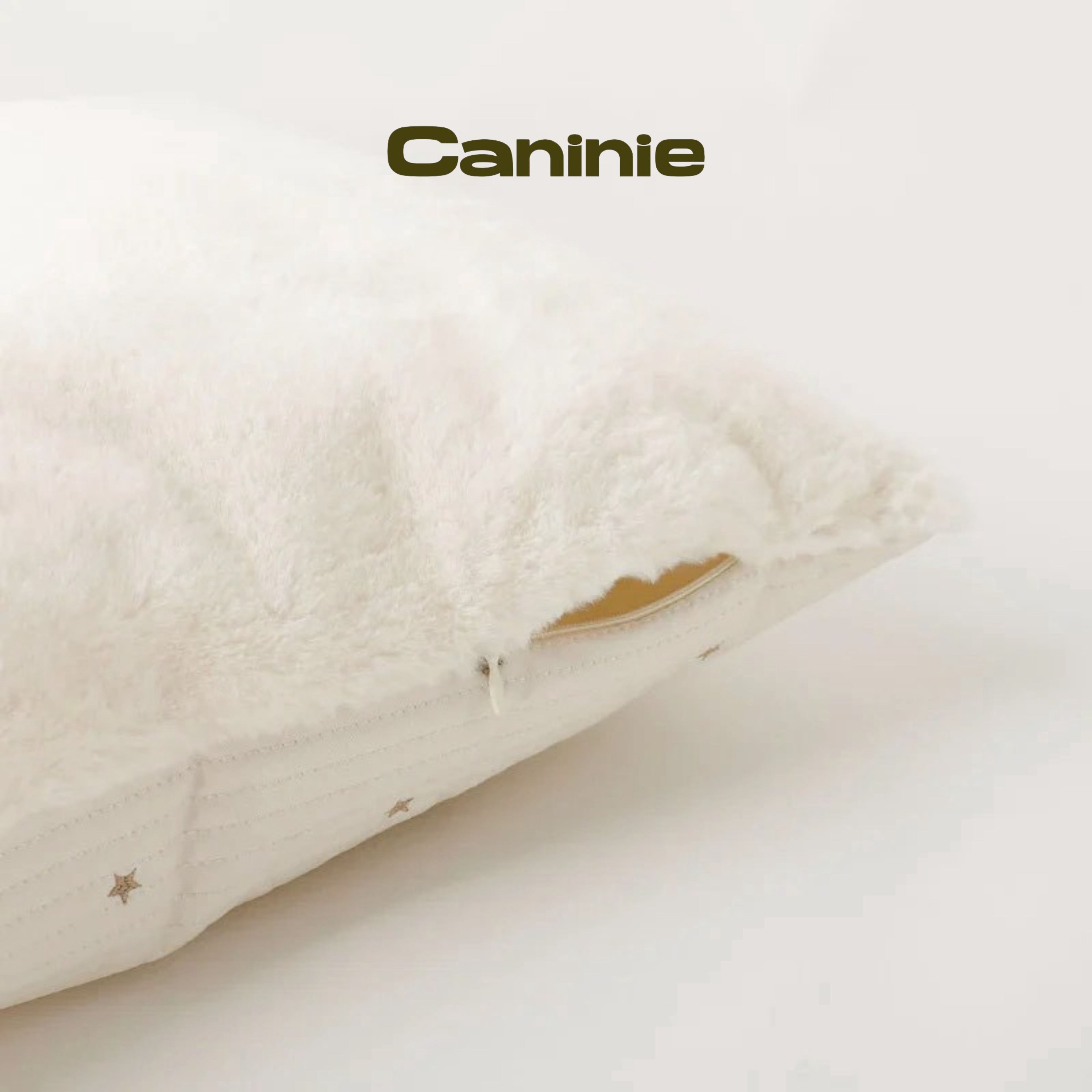 Canine-Monchéri Stars and Moon Pattern Pile Pet Cart Cushion Mat เบาะรองรถเข็นสัตว์เลี้ยง ลายดาวพระจันทร์ ผ้าพายล์นุ่ม สำหรับสุนัขและแมว