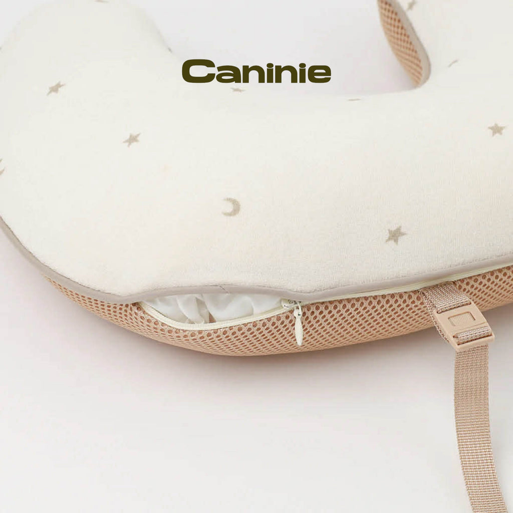 Caninie-Monchéri Pet Cart Cushion Pillow หมอนรองรถเข็นสัตว์เลี้ยงลายดาวพระจันทร์