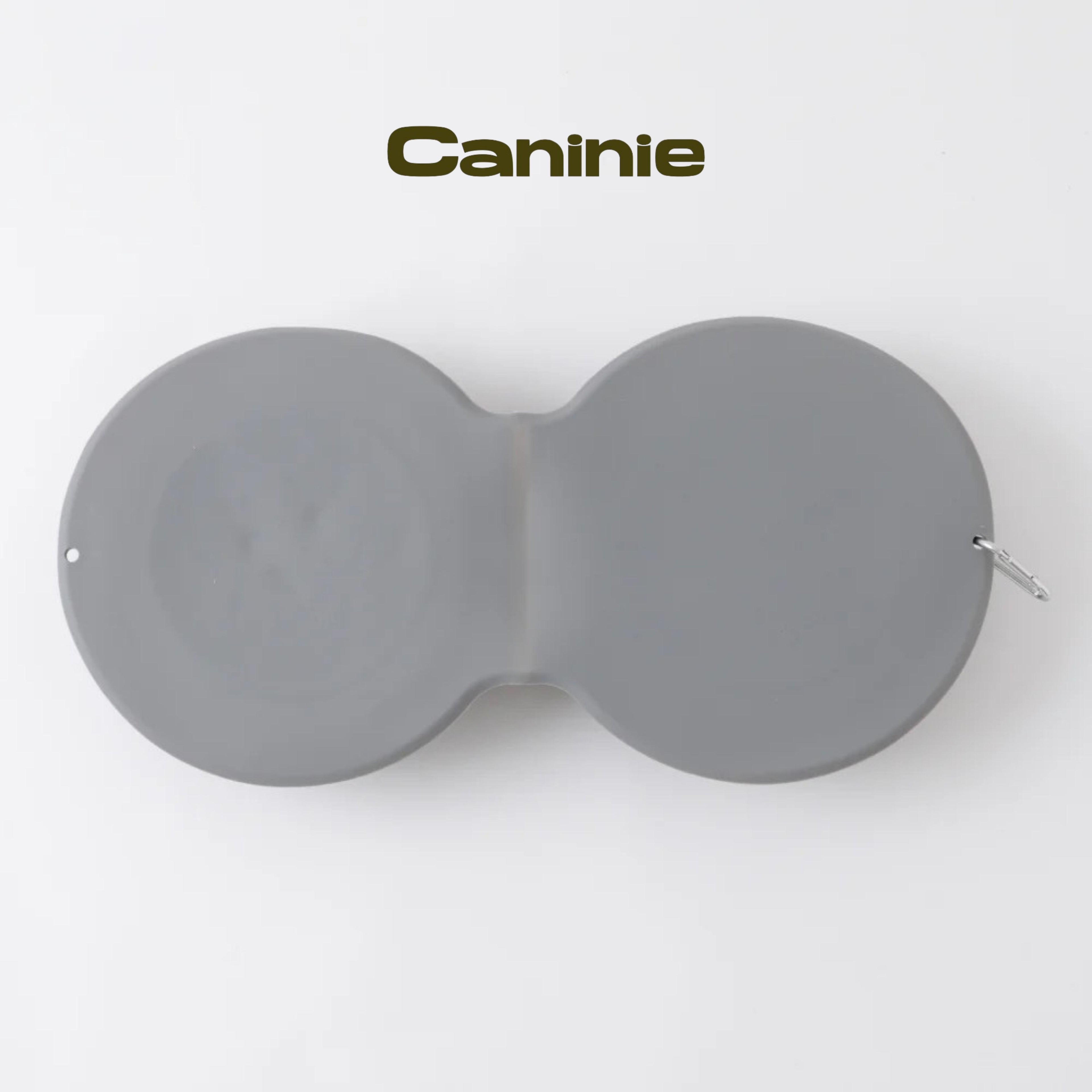Canine-Monchéri  Silicon Compact Double Food Bowlชามอาหารสัตว์เลี้ยงซิลิโคนแบบคู่ พับได้