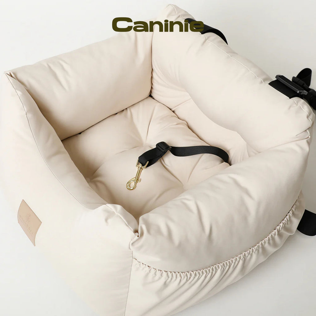 Caninie-Monchéri (Field Drive Pet Bed) เบาะนอนสัตว์เลี้ยงสำหรับเดินทาง เบาะนอนสุนัขแมว เบาะรถยนต์สัตว์เลี้ยง นุ่มพิเศษ ถอดซักได้