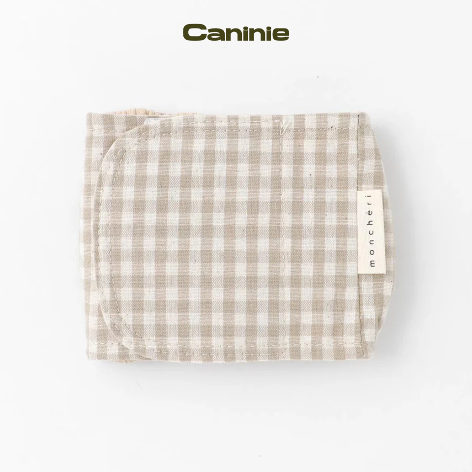 gingham check manners belt - Monchéri