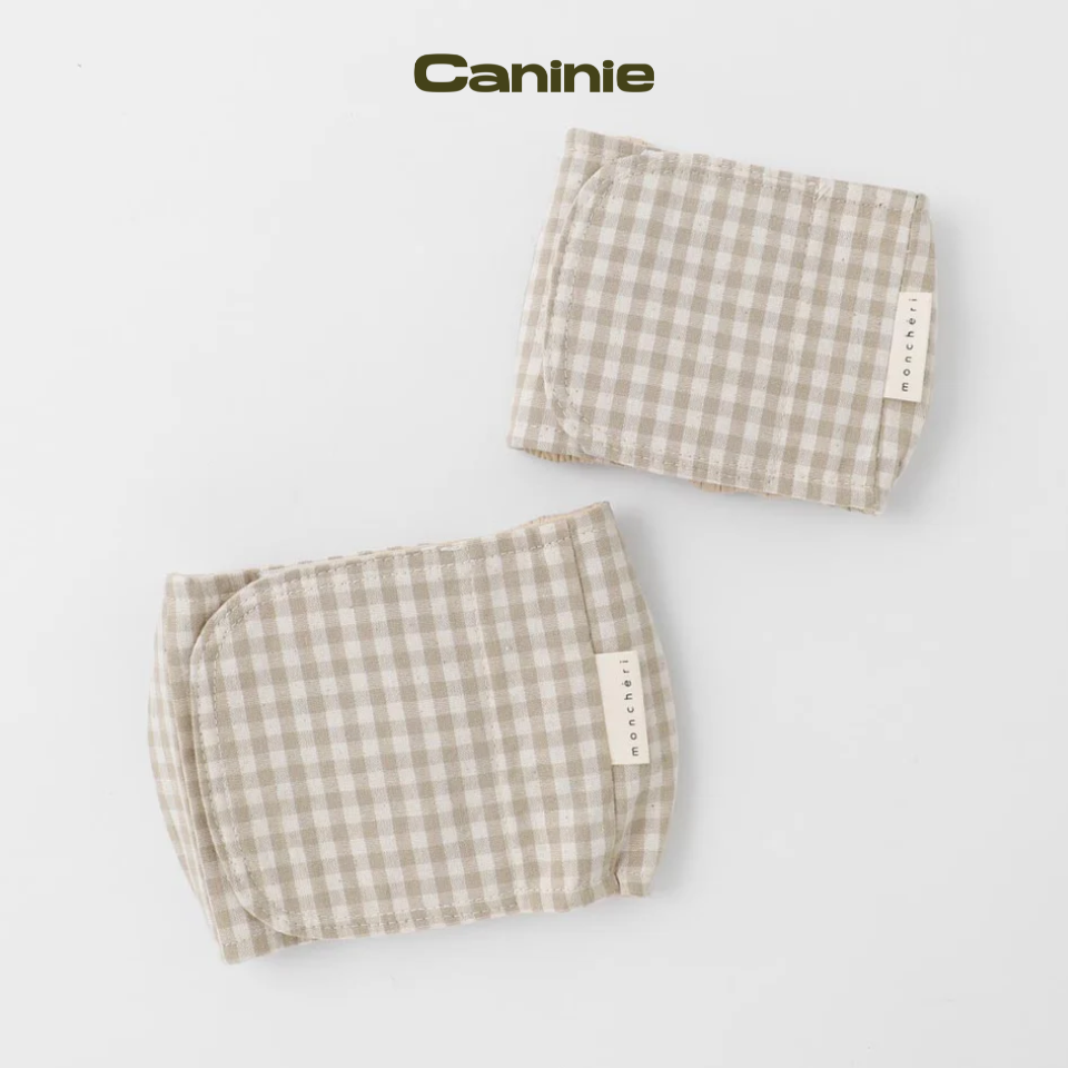 gingham check manners belt - Monchéri