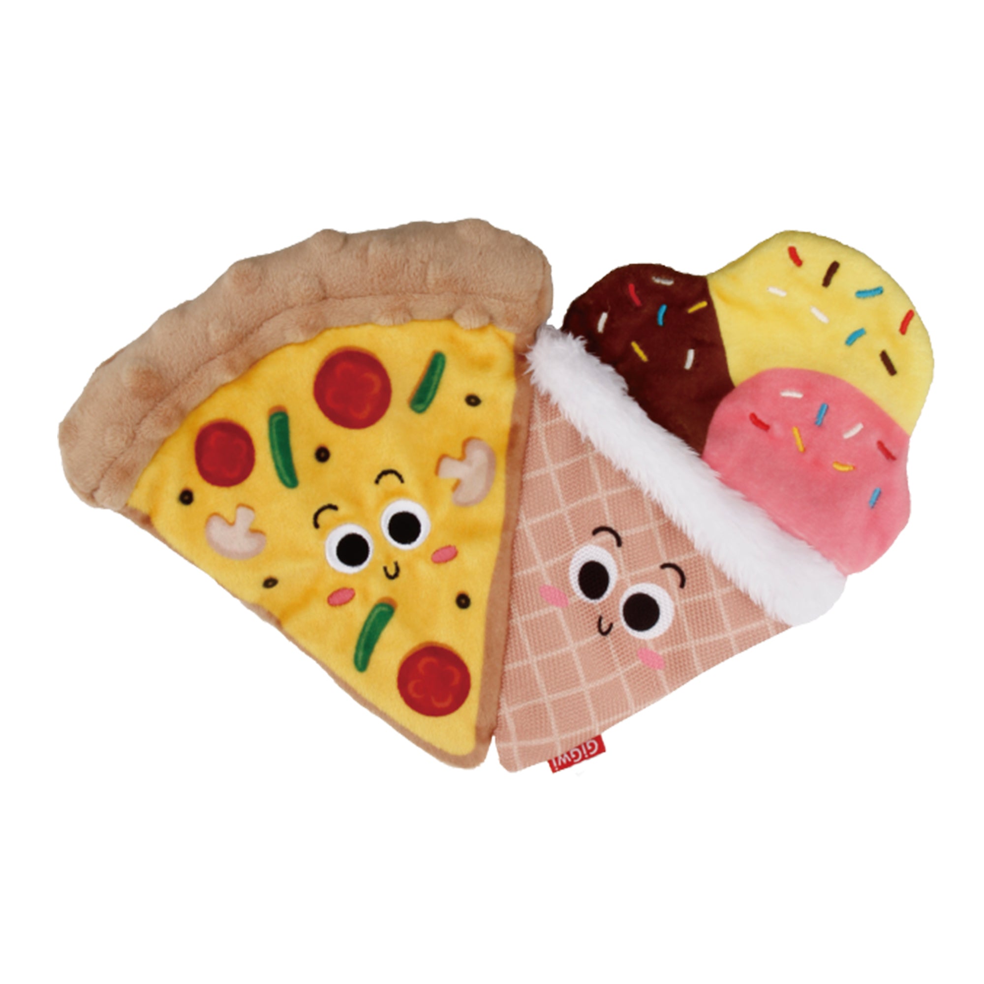 Caninie Foody Friendz ของเล่นสุนัขแบบกลับด้านได้