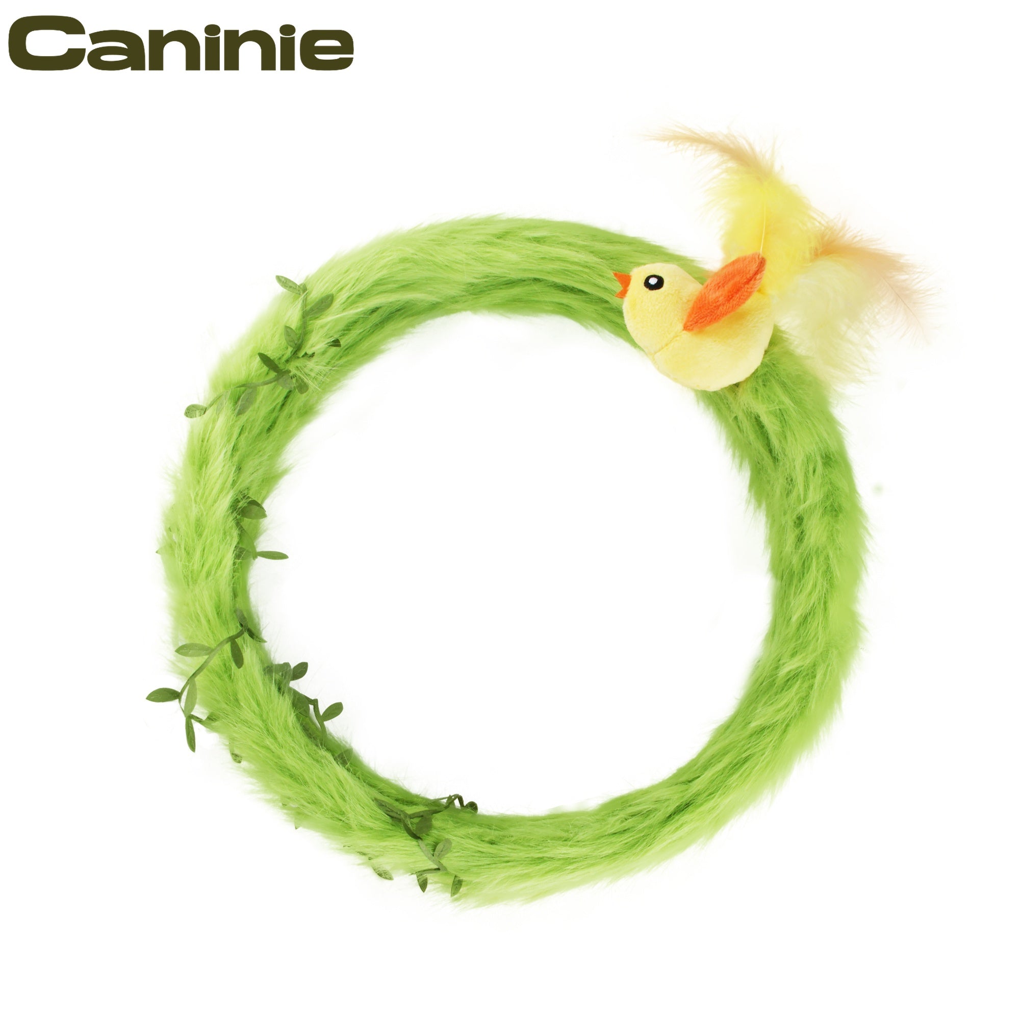 Caninie-GiGwi Spring Cat Tunnel อุโมงค์สปริงของเล่นแมวพร้อมนกและแคทนิป