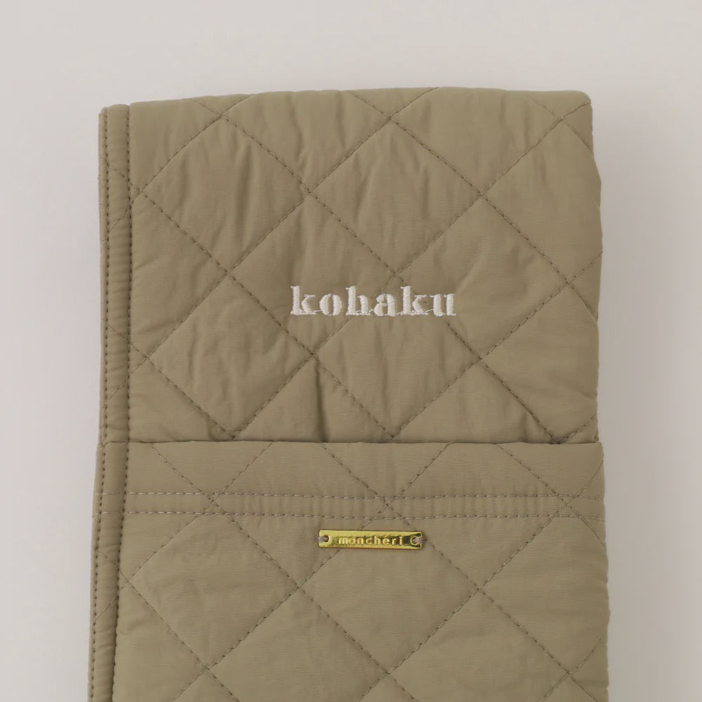 Caninie-Monchéri รุ่น Quilted Mesh Sling | กระเป๋าอุ้มสุนัขแมวแบบสลิง ระบายอากาศดี Quilted Mesh Sling (Khaki Beige / M)