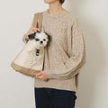 Caninie-Monchéri 2Way Shoulder Tote Square Pets Bag กระเป๋าใส่สุนัขทรงสี่เหลี่ยม