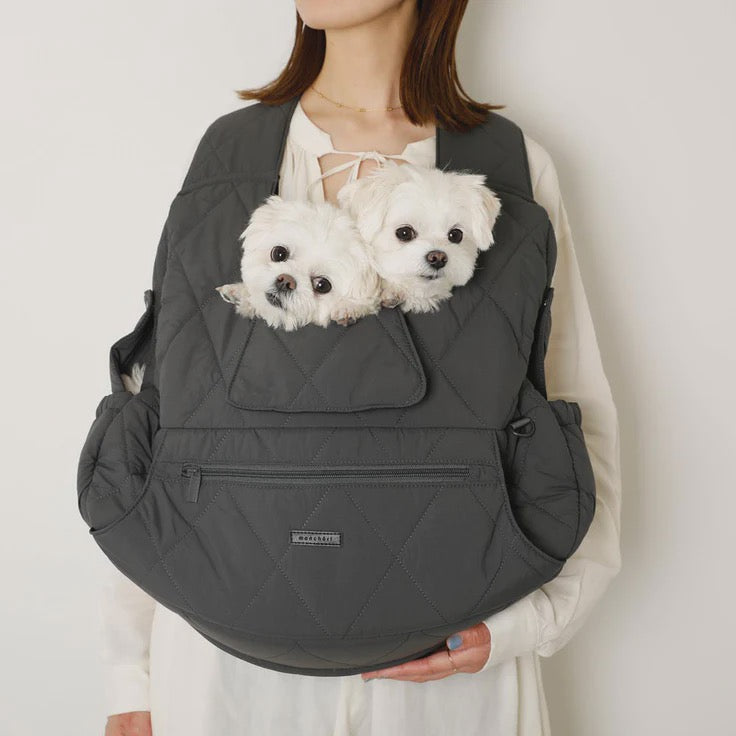 Caninie-Monchéri Mesh Front Pet Backpack กระเป๋าเป้ใส่สุนัขตาข่ายด้านหน้า | กระเป๋าสัตว์เลี้ยงสะพายหลัง ระบายอากาศ สำหรับสุนัขพันธุ์เล็ก