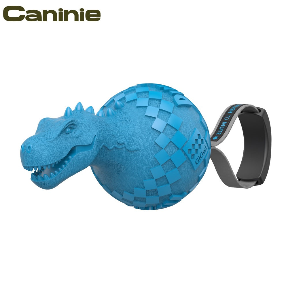 Caninie Dinoball ของเล่นสุนัขทรงไดโนเสาร์ Gigwi