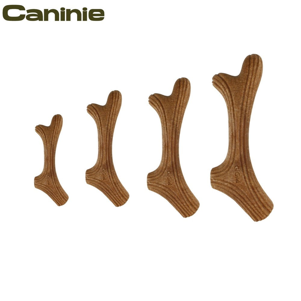 Caninie ไม้กัดเล่นทรงเขากวาง สำหรับสุนัข Gigwi