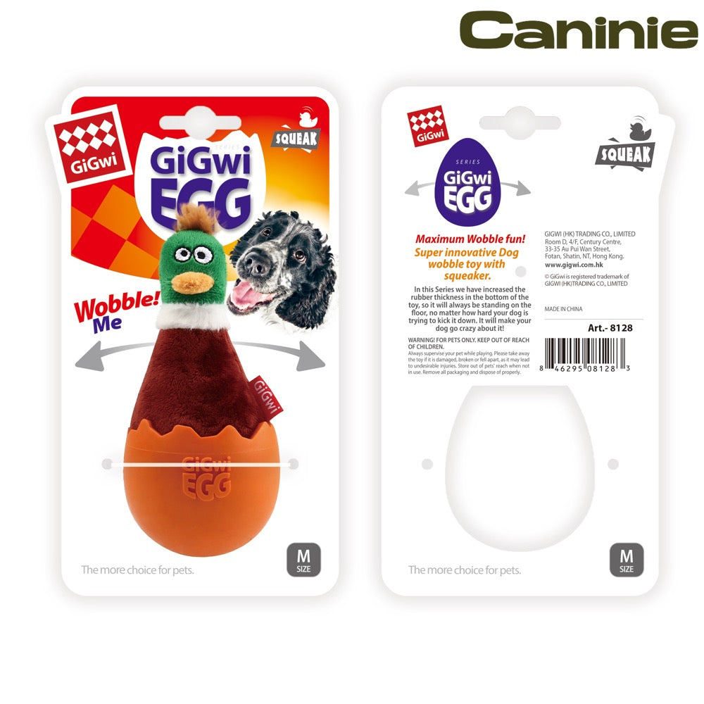 Caninie Wobble Fun ของเล่นสุนัขทรงถ่วงฐาน Gigwi