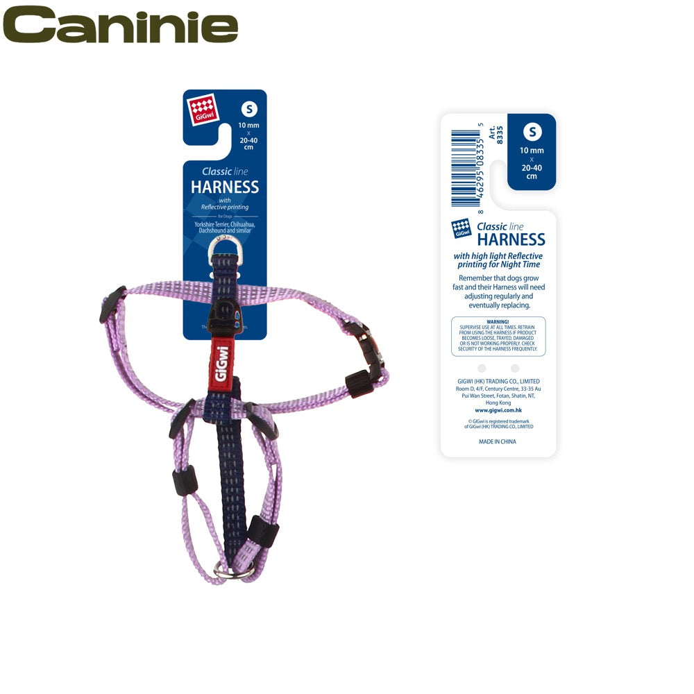 Caninie สายรัดอกสัตว์เลี้ยง แบบเรียบ แข็งแรง Gigwi