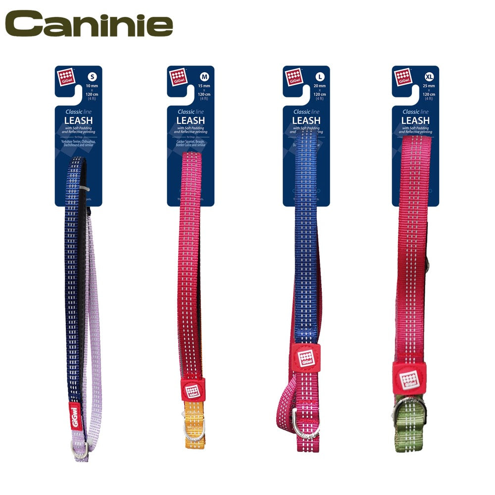 Caninie Dog Leash แบบเรียบ แข็งแรง Gigwi