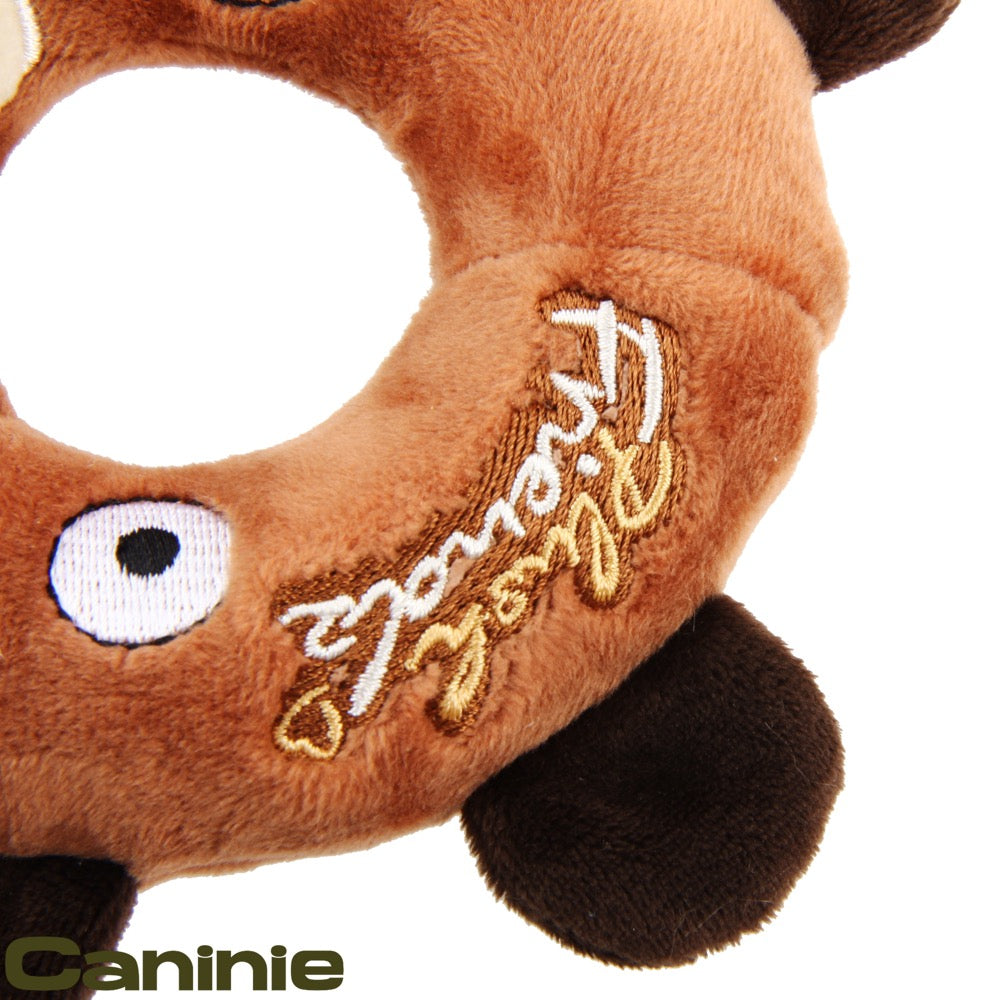 Caninie Dog Toy ผ้าเสริมวงแหวนยางโฟม Gigwi