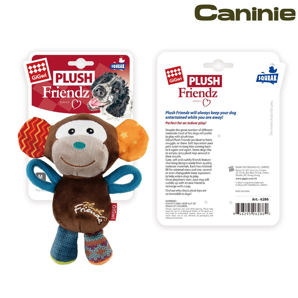 Caninie ตุ๊กตาสัตว์ผ้านุ่ม สำหรับกอดเล่น Gigwi