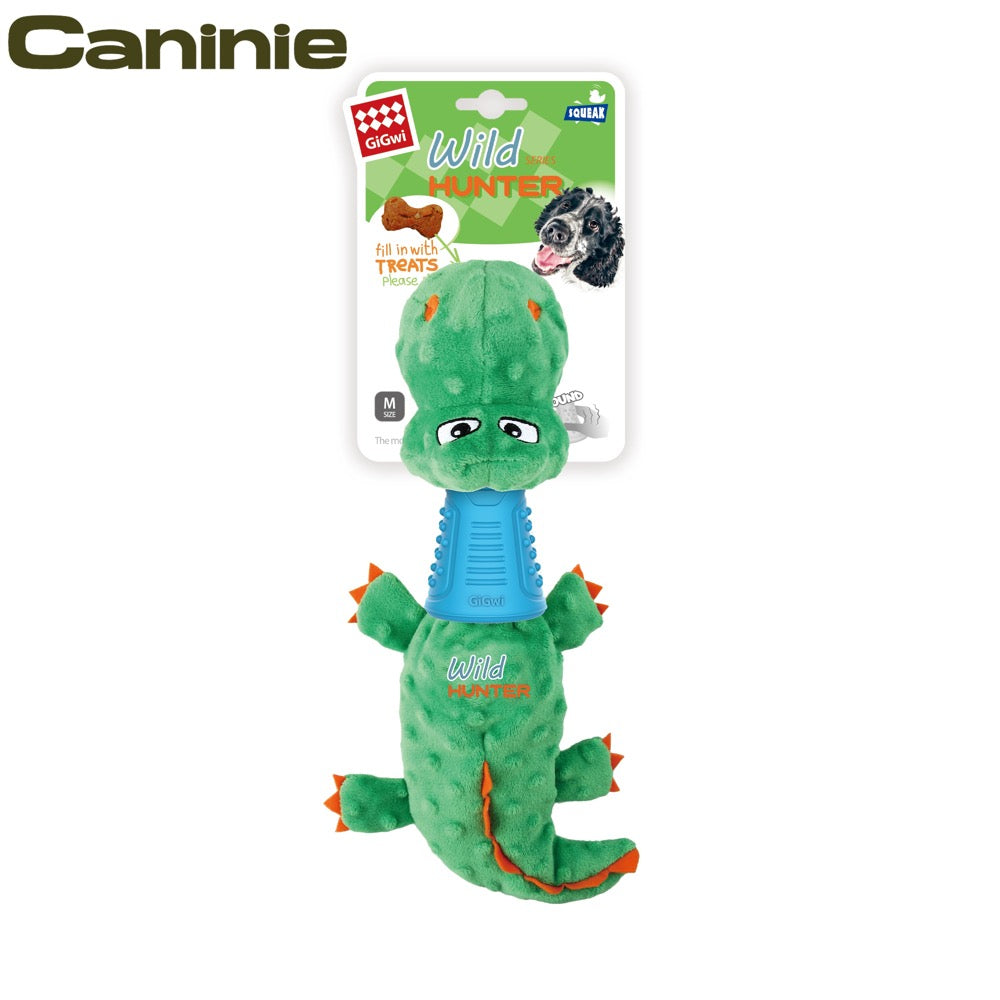 Caninie ของเล่นสุนัข Wild Hunter พร้อมคอห่วงยาง TPR Gigwi