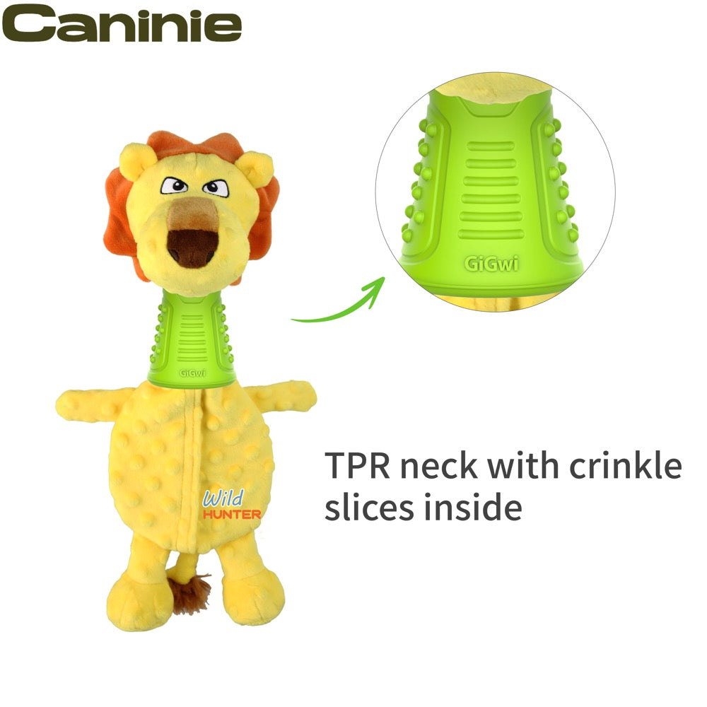 Caninie ของเล่นสุนัข Wild Hunter พร้อมคอห่วงยาง TPR Gigwi