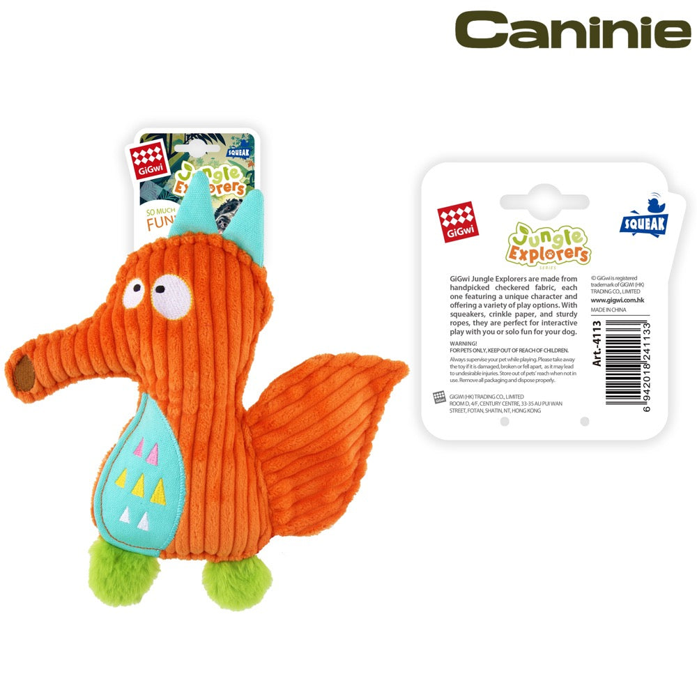 Caninie Jungle Explorers ของเล่นสุนัขธีมป่า Gigwi