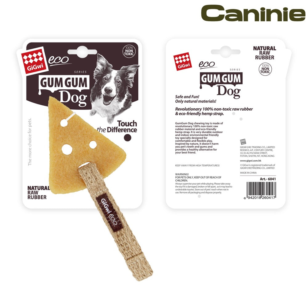Caninie ของเล่นสุนัขรุ่น GUM GUM Dog ดีไซน์รูปคุกกี้แมน Gigwi