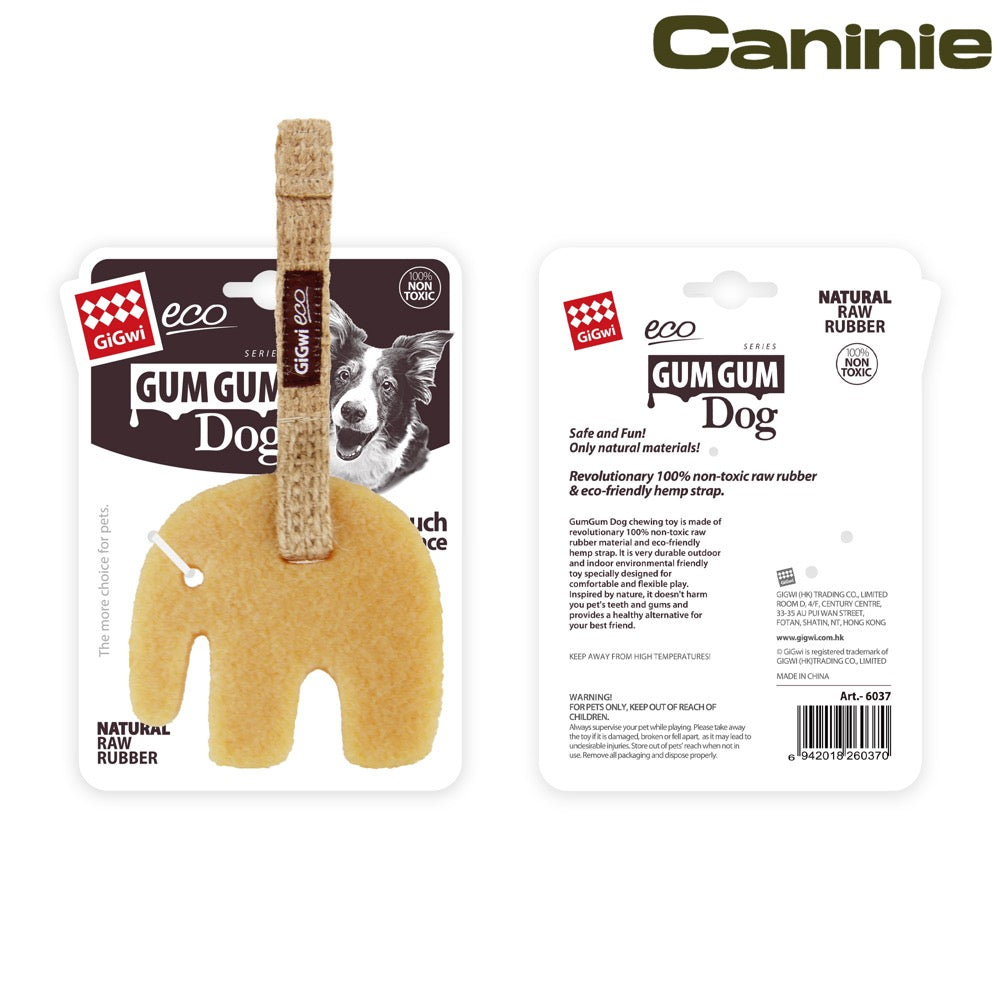 Caninie ของเล่นสุนัขรุ่น GUM GUM Dog ดีไซน์รูปคุกกี้แมน Gigwi