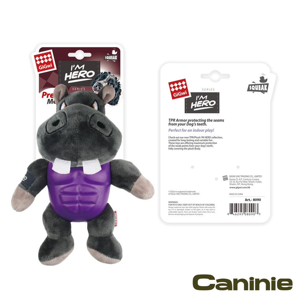 Caninie ของเล่นหมาทรงนักรบ แข็งแรงทนทาน Gigwi