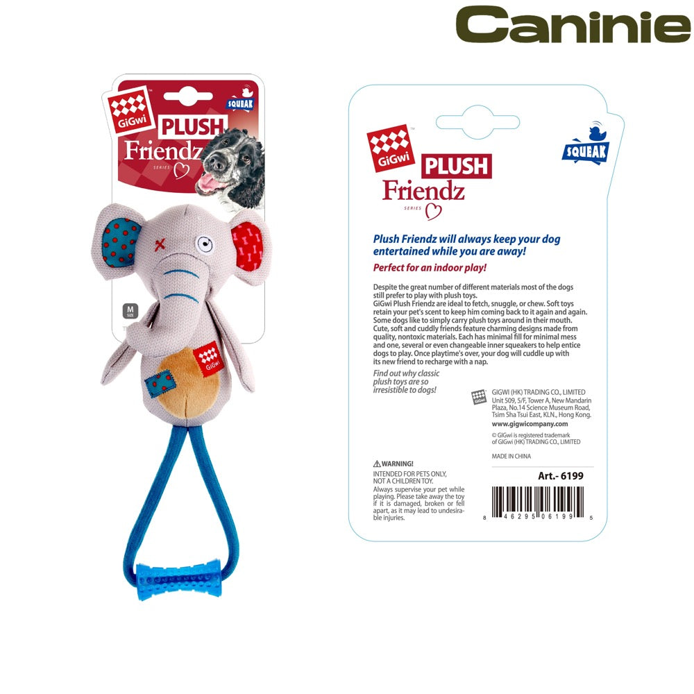 Caninie ของเล่นสุนัข Johnny Stick พร้อมตุ๊กตาผ้านุ่ม