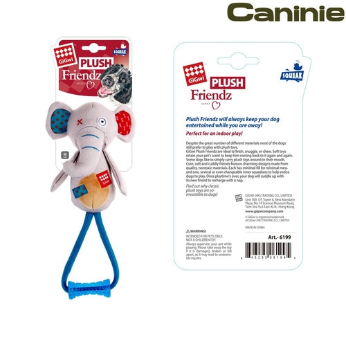 Caninie ของเล่นสุนัข Johnny Stick พร้อมตุ๊กตาผ้านุ่ม