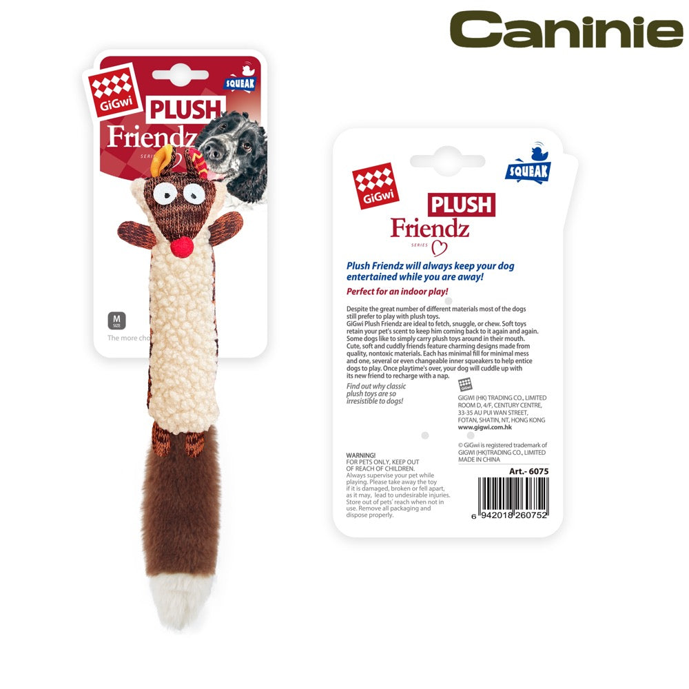 Caninie ของเล่นสุนัขรุ่น Plush Friendz ดีไซน์รูปแรคคูน มีเสียง