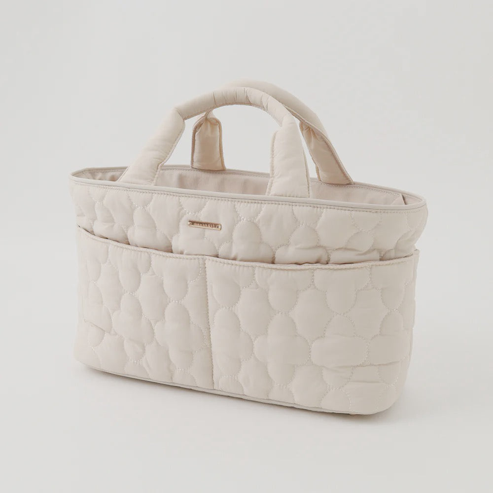 Caninie-Monchéri Flower Quilting 3WAY Outing Bag กระเป๋าใส่สุนัขลายดอก 3WAY | กระเป๋าสัตว์เลี้ยงผ้าควิลท์