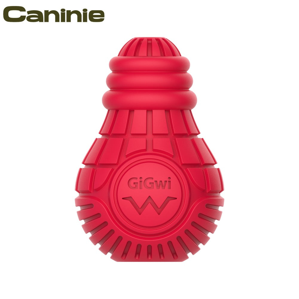 Caninie ของเล่นสุนัขยางทรงหลอดไฟ สำหรับใส่ขนม