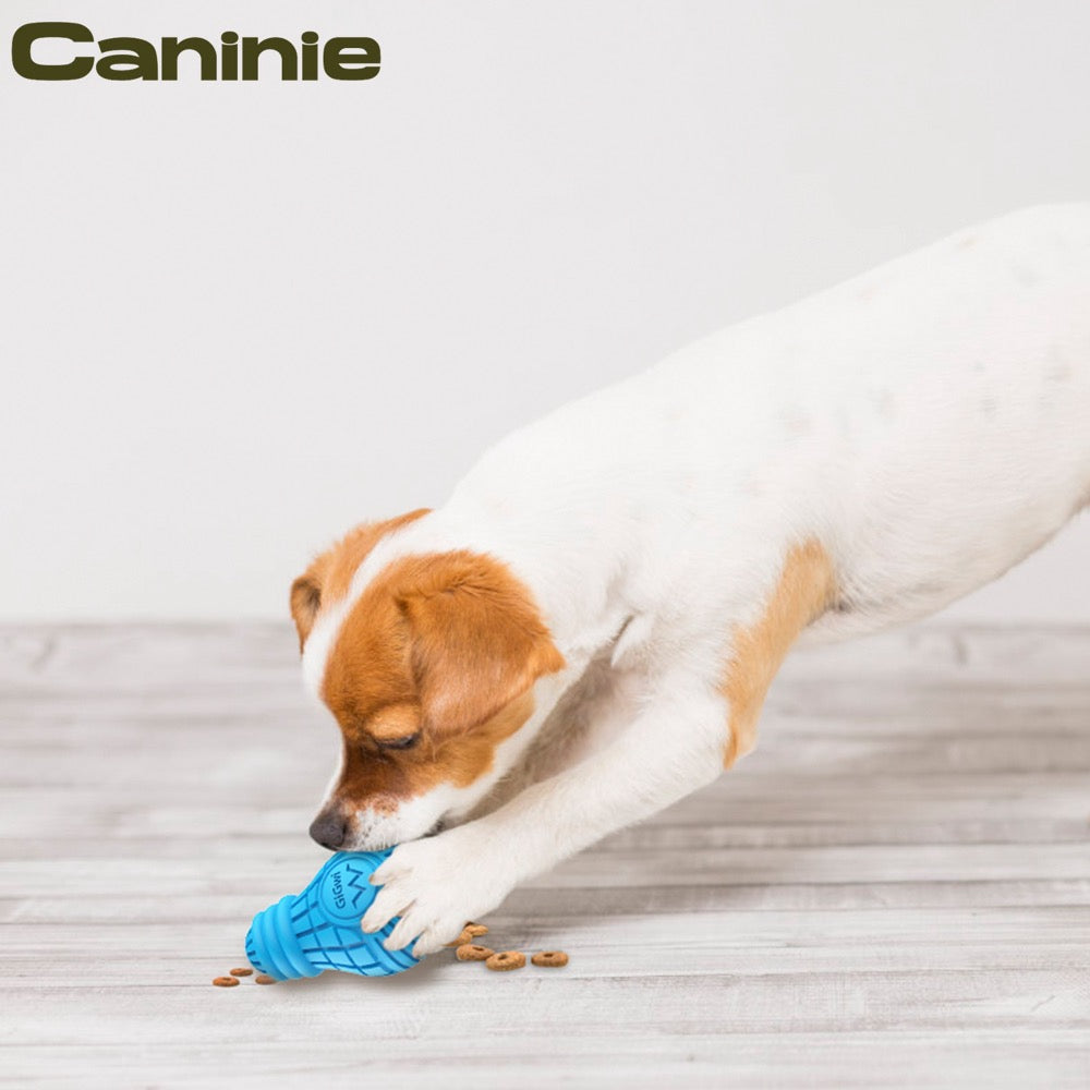 Caninie ของเล่นสุนัขยางทรงหลอดไฟ สำหรับใส่ขนม
