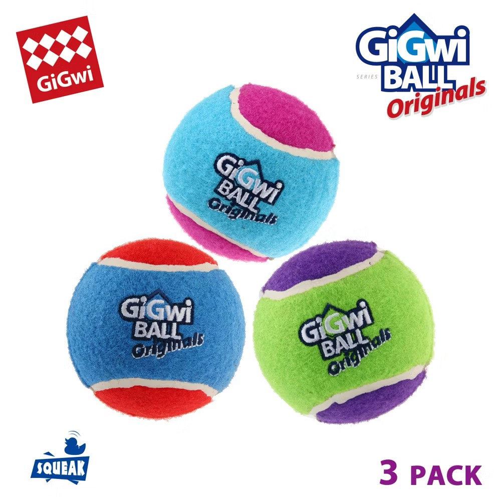 Caninie GiGwi Tennis Ball สำหรับสุนัขมีหลายขนาด