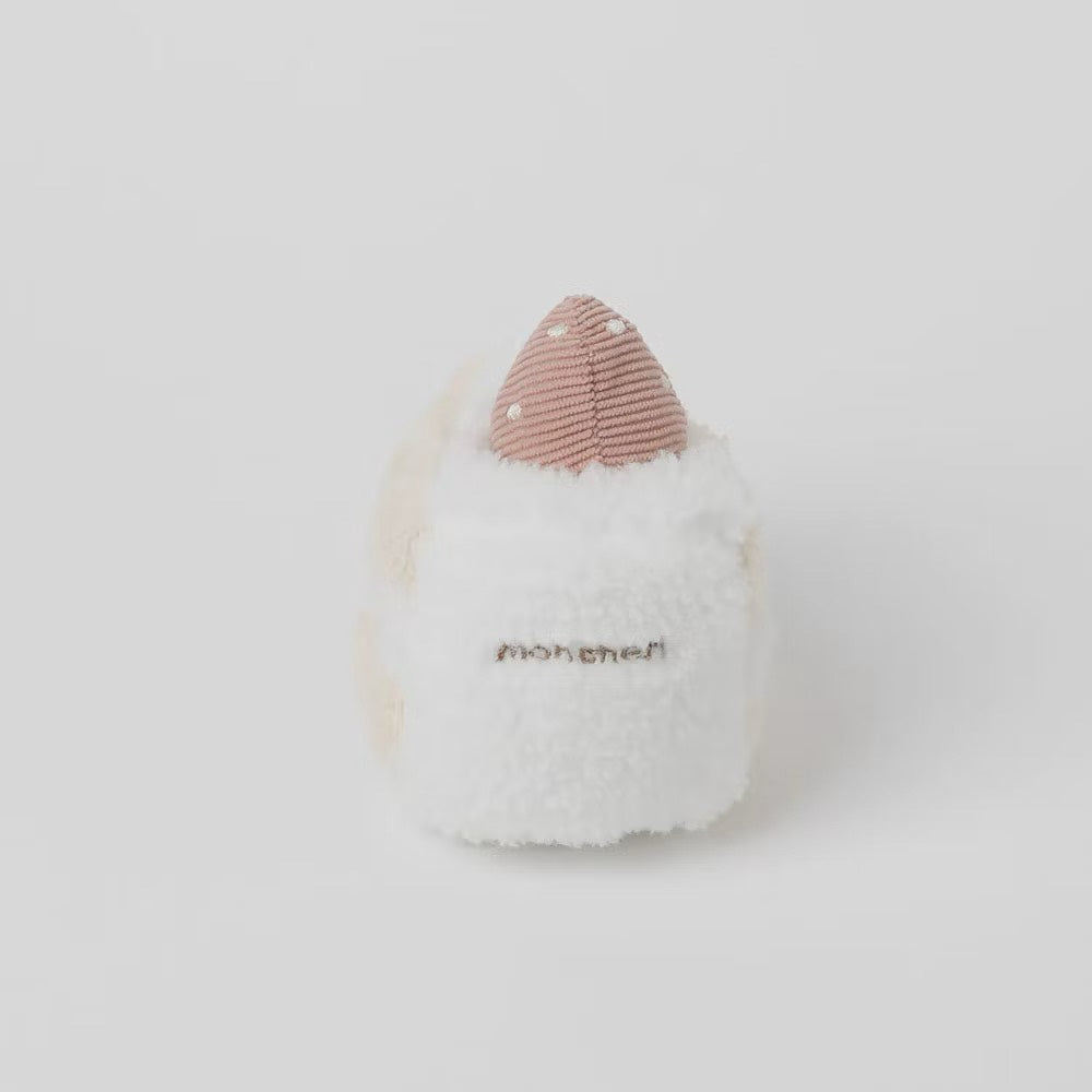 Caninie-Monchéri Strawberry Shortcake Nose Work Toy ของเล่นสุนัขเค้กสตรอว์เบอร์รี่ซ่อนขนม